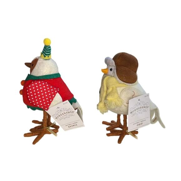 Target Wondershop ‎ Chip & Bauble 2023 Featherly Friends Fabric Bird - Picture 3 of 5